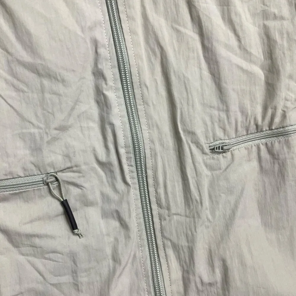 Rains‎ Jacket Men’s XL Cement Full Zip Collar 18690 Woven Athletic Shirt Pockets